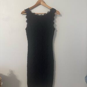 Jump Black Midi Dress with Timeless Elegance